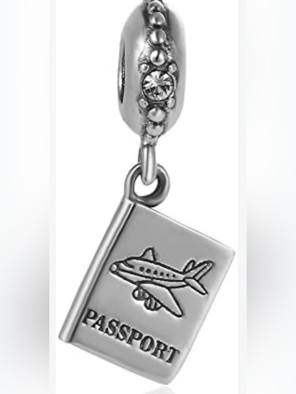 Pandora Adventure Awaits Passport Dangle Charm Retired S925 ALE STERLING SILVER